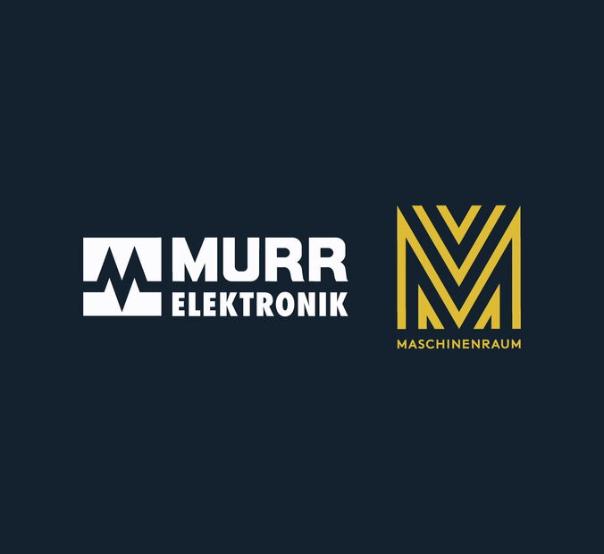 Logos of Murrelektronik and Maschinenraum